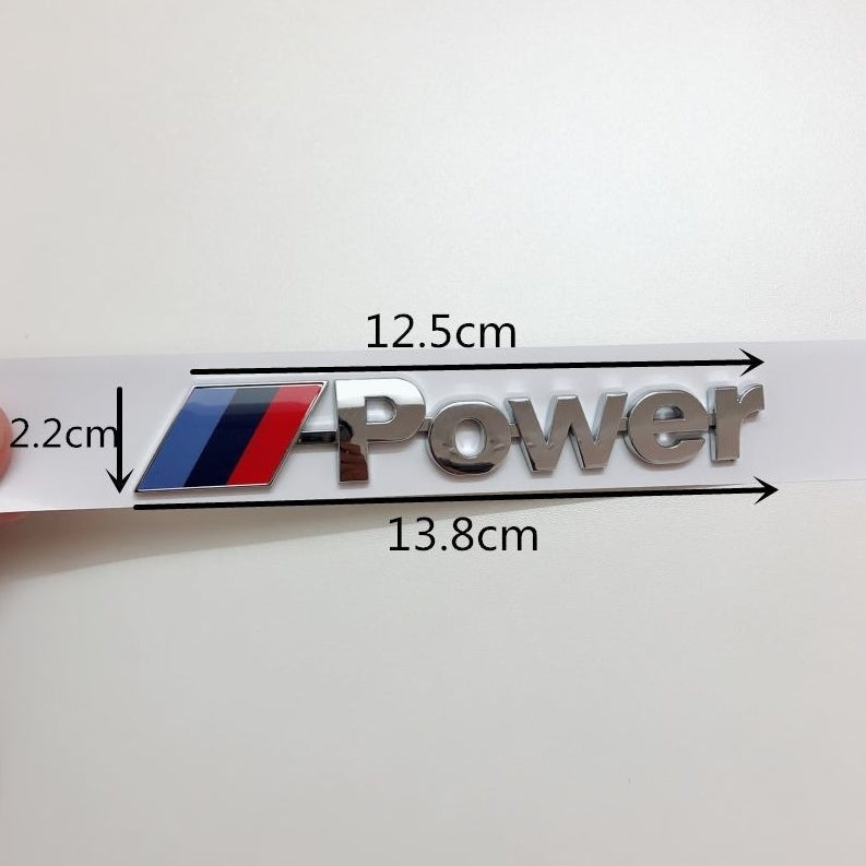 M-Power Sport Logo Emblem Replace Badge for BMW