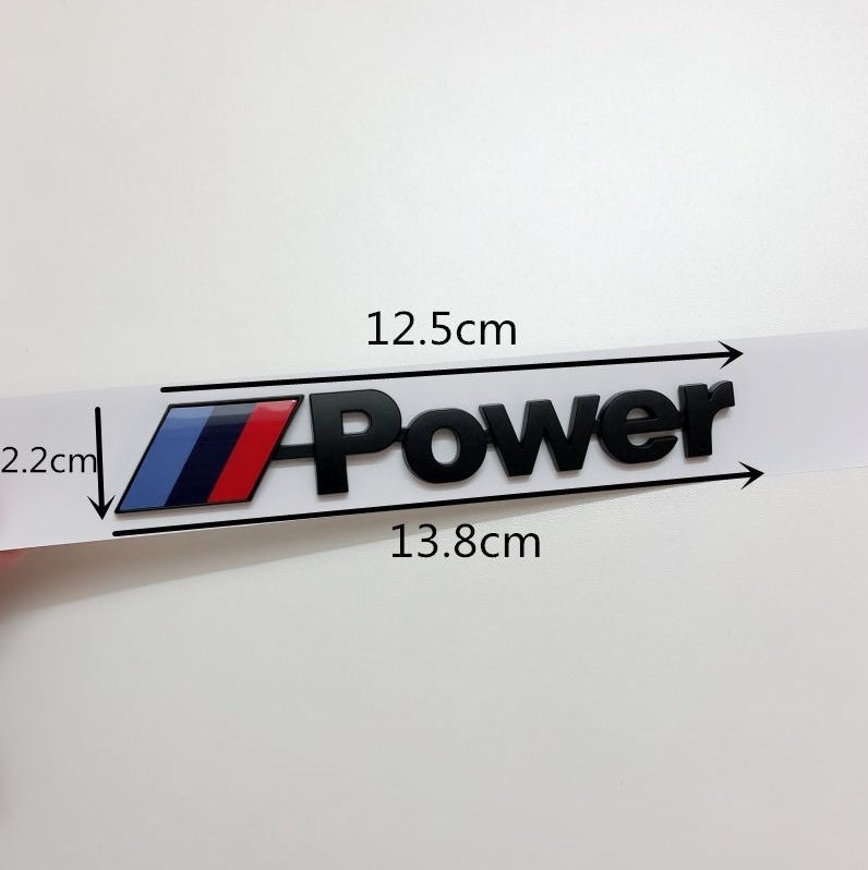 M-Power Sport Logo Emblem Replace Badge for BMW