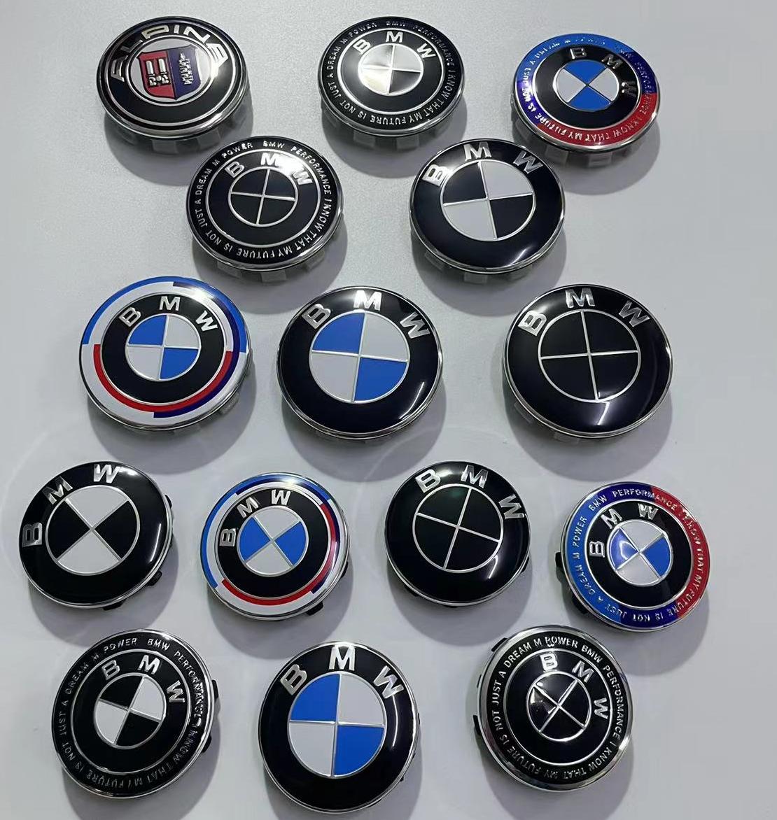 56mm 68mm BMW Wheel Center Caps | 4Pcs