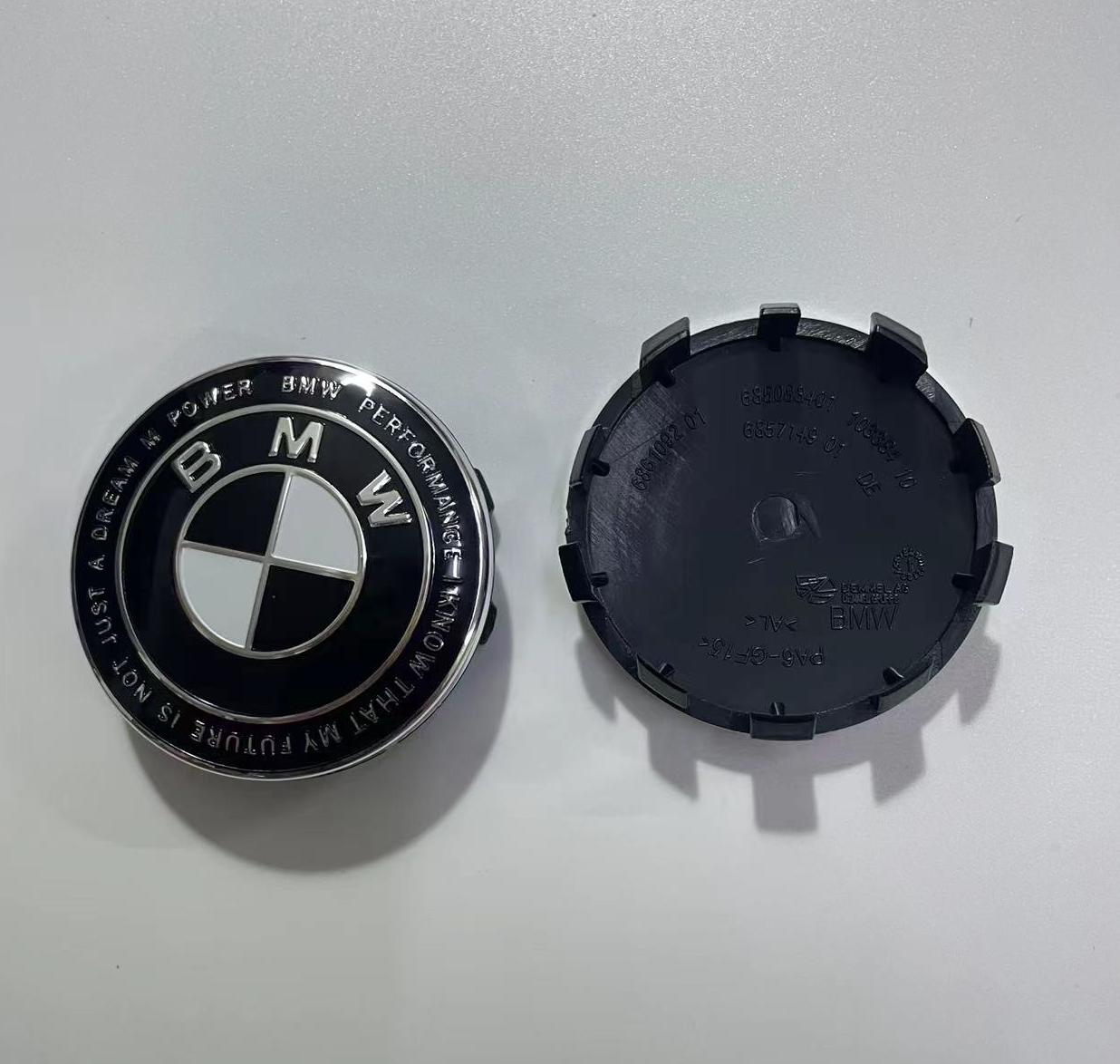 56mm 68mm BMW Wheel Center Caps | 4Pcs