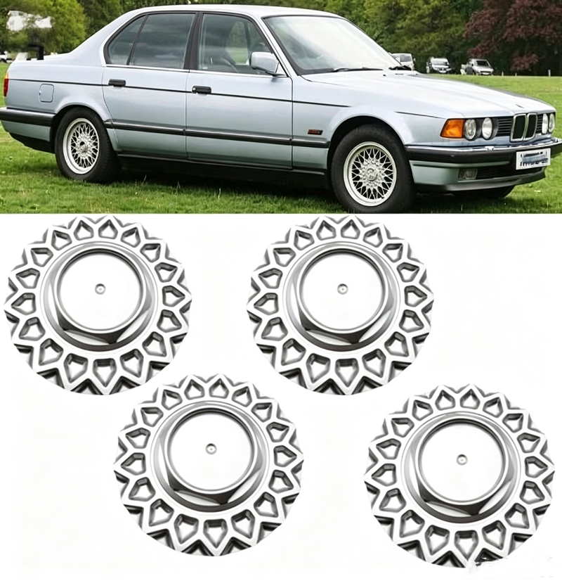 4pcs 165MM 535i Wheel Center Hub Cap Cover Rims fits 5 6 7 Series E34 E24 E32 M6