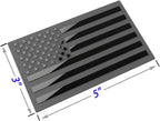 3D Metal American Flag Decal | 2Pcs