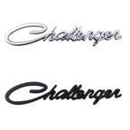 2Pcs Hood / Front Fender CHALLENGER Letter Emblem Badge Set