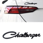 2Pcs Hood / Front Fender CHALLENGER Letter Emblem Badge Set