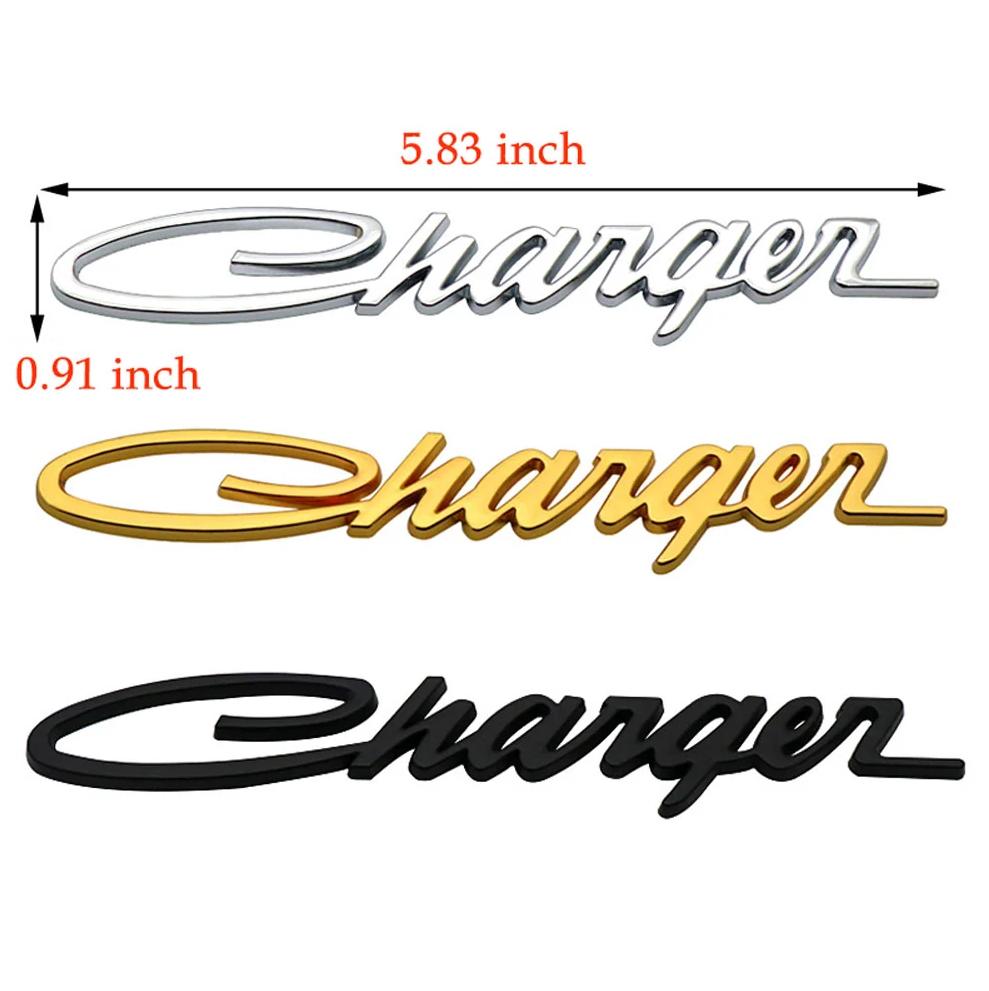 Metal Charger Adhesive Emblem | 1Pc