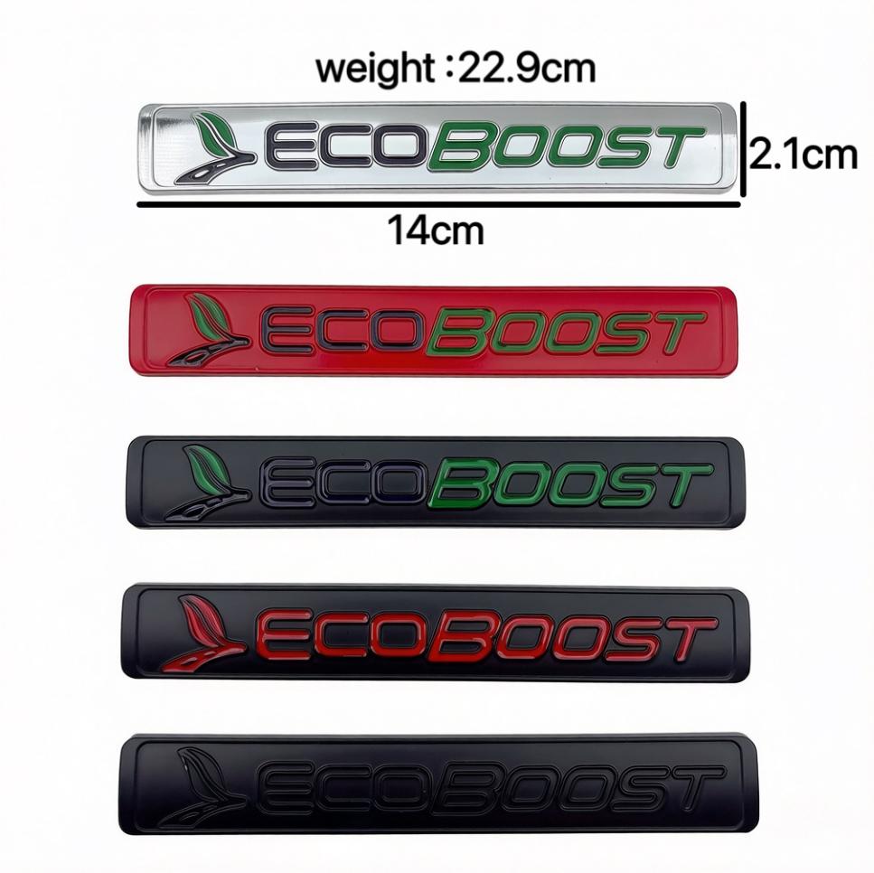 Ford EcoBoost Emblem Badge | 2Pcs