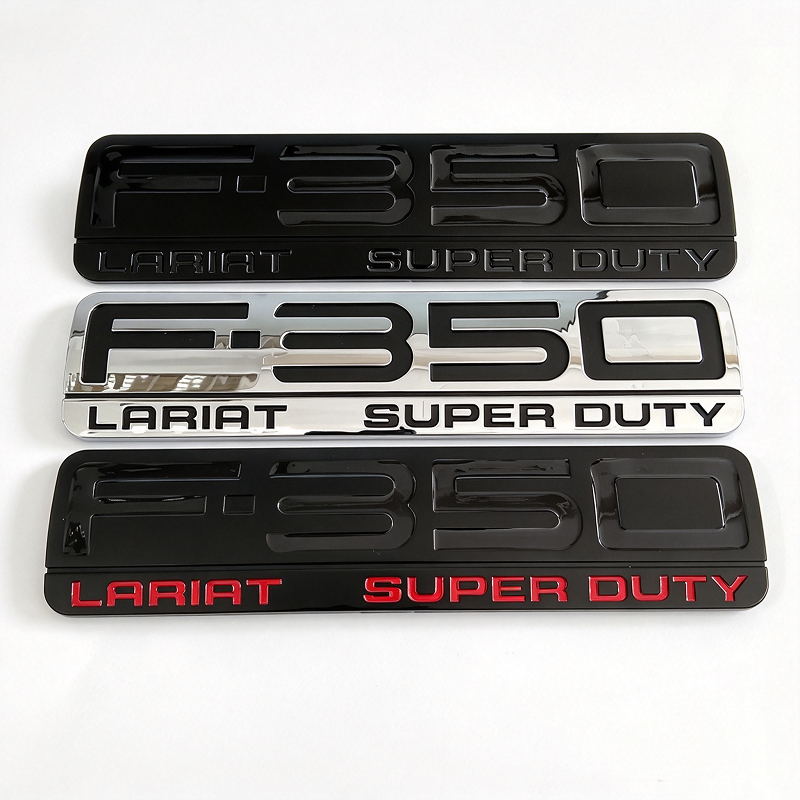 F-350 Lariat Super Duty Fender Emblem Decal for 2005-2007 Ford F-350 Super Duty