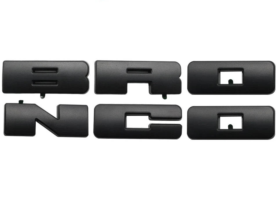 BRONCO Grille Emblem Letters | 1 Set