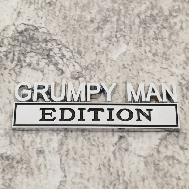 Grumpy Man Edition Emblems | 2Pcs