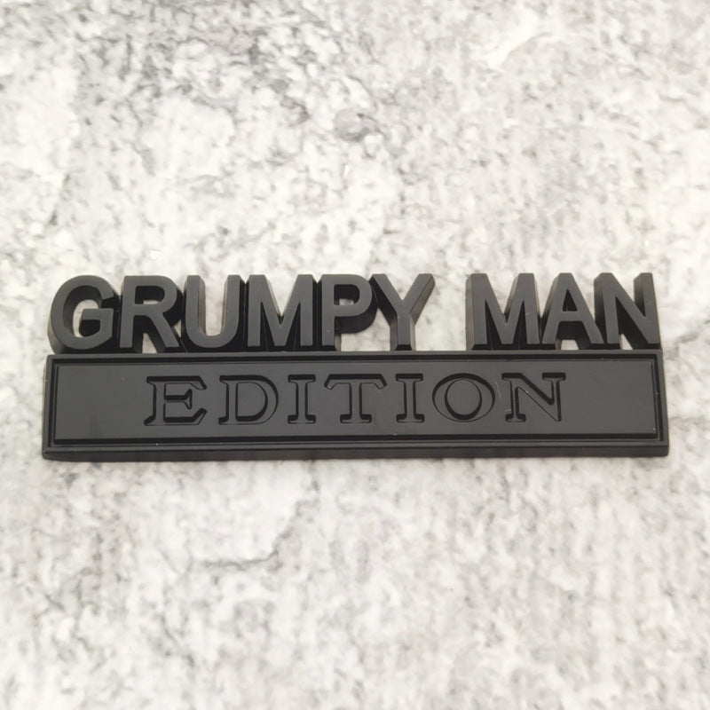 Grumpy Man Edition Emblems | 2Pcs