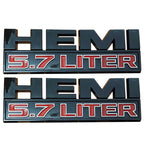 HEMI 5.7 LITER Emblems | 2Pcs