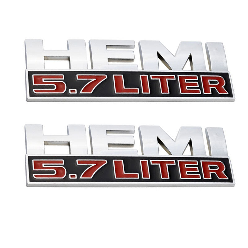 HEMI 5.7 LITER Emblems | 2Pcs