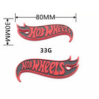 2Pcs Hot Wheels Metal Emblems