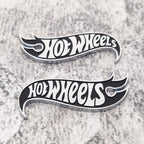 2Pcs Hot Wheels Metal Emblems
