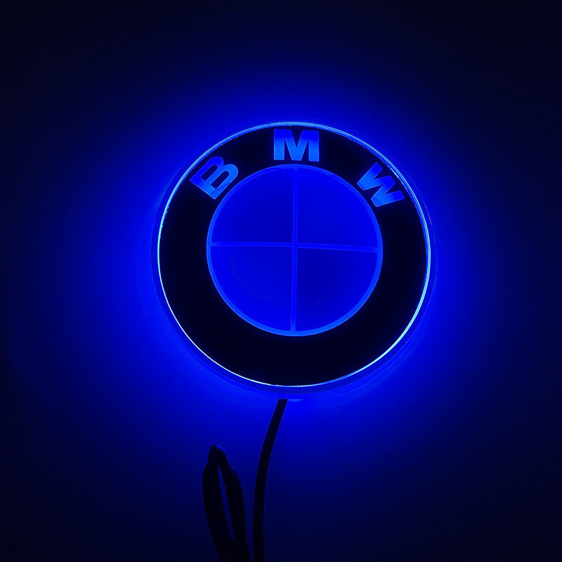 82mm LED Illuminated BMW Emblem Badge Light