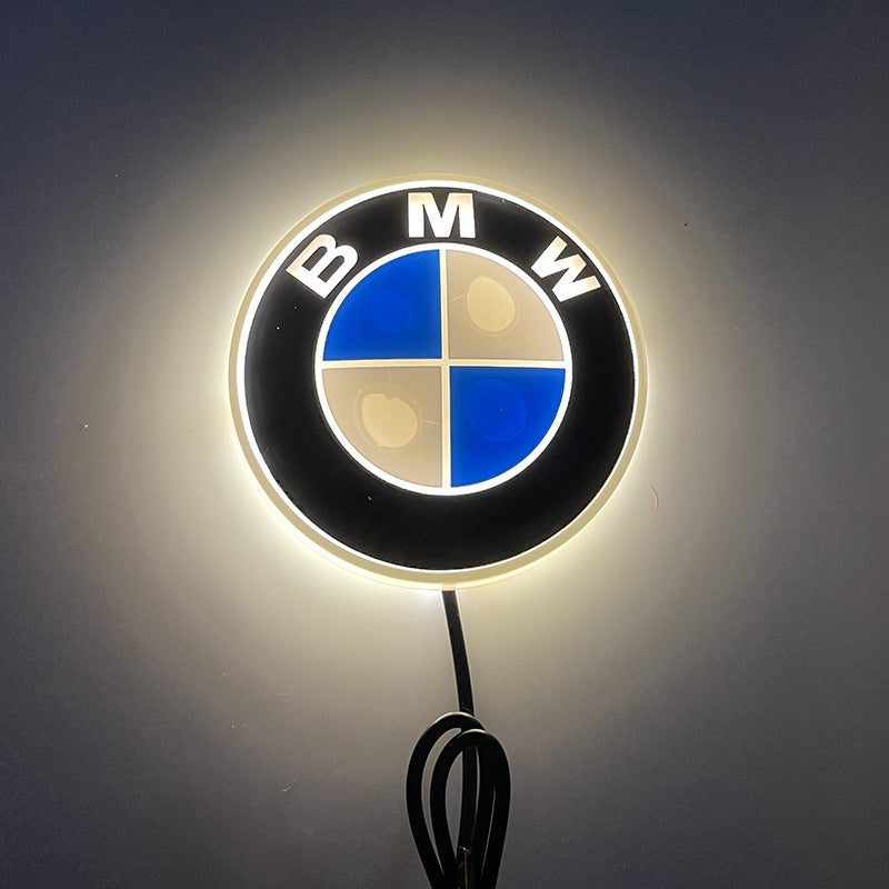 82mm LED Illuminated BMW Emblem Badge Light