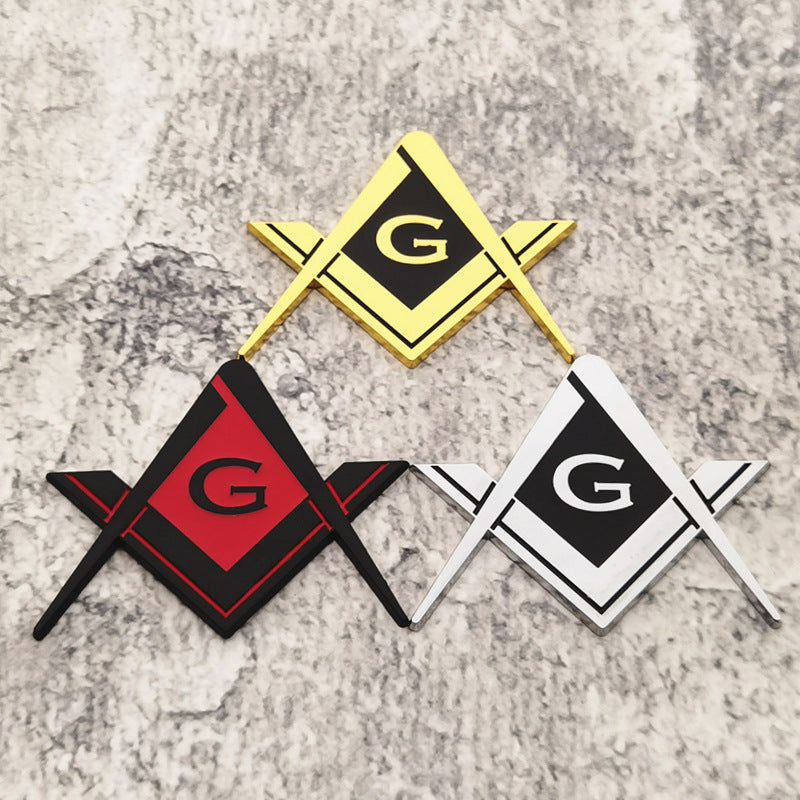 Mason Masonic Car Emblem | 2Pcs