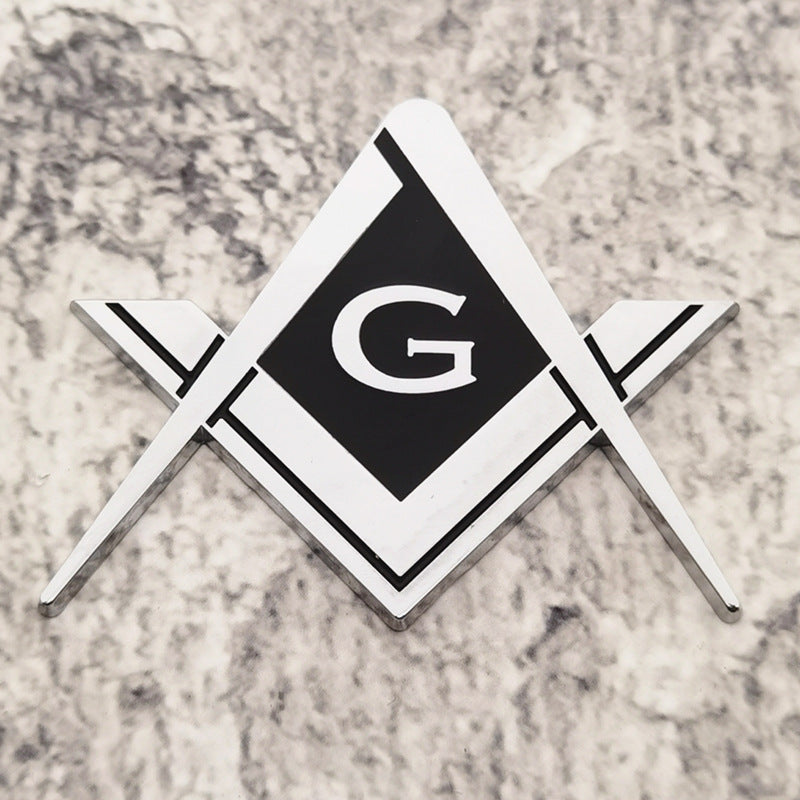 Mason Masonic Car Emblem | 2Pcs