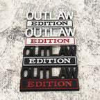 OUTLAW EDITION Emblem | 2Pcs