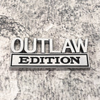OUTLAW EDITION Emblem | 2Pcs