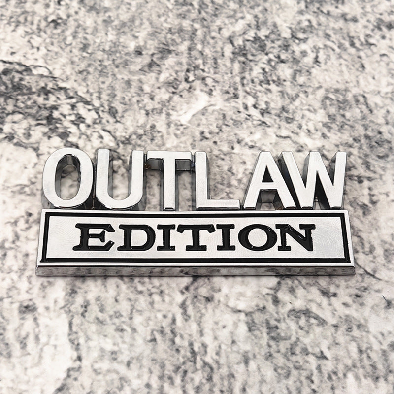 OUTLAW EDITION Emblem | 2Pcs