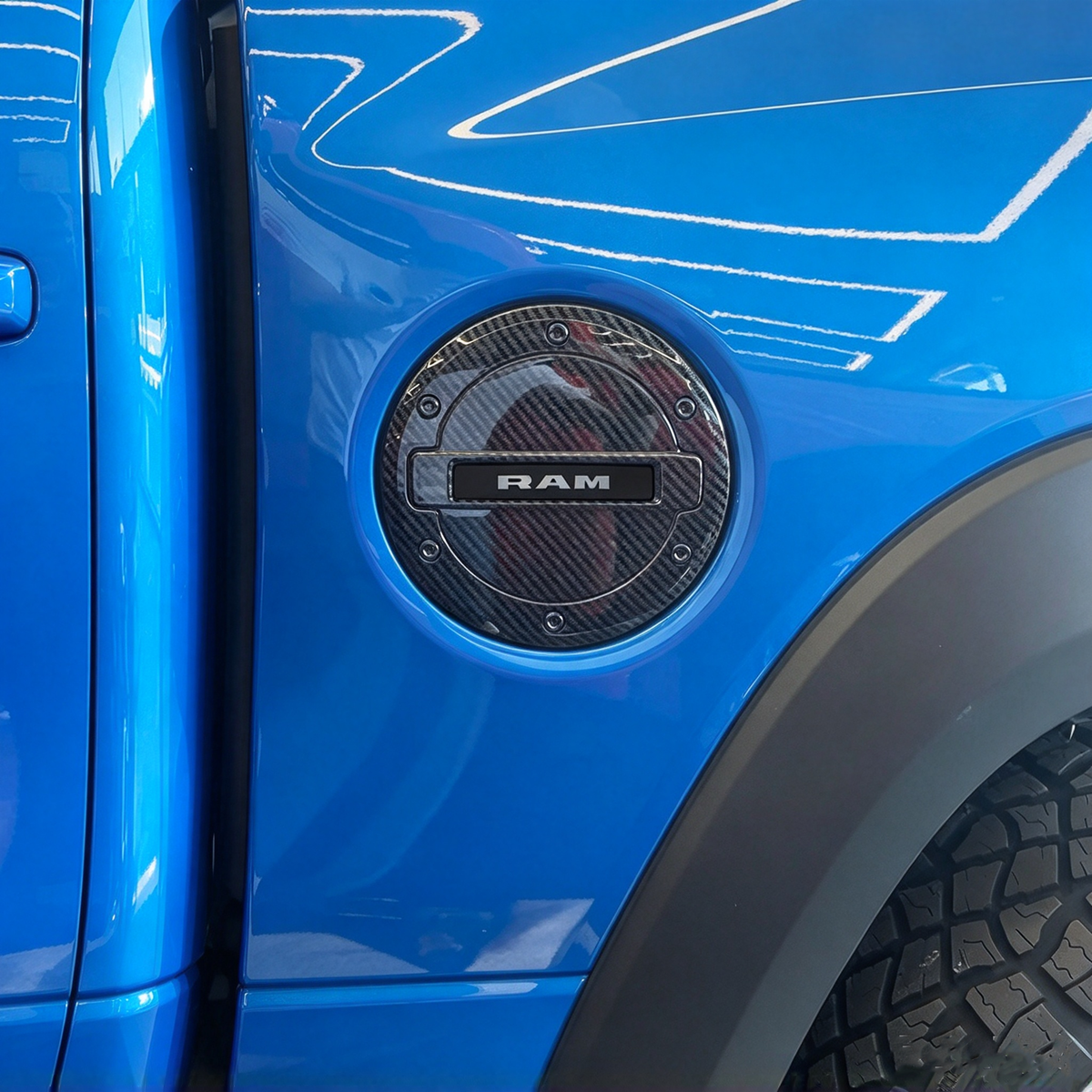 2023–2025 Dodge Ram 1500 Fuel Gas Tank Cap Cover Trim