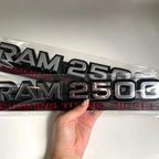 2Pcs Dodge Ram 1500 2500 3500 Cummins Turbo Diesel Fender Emblems