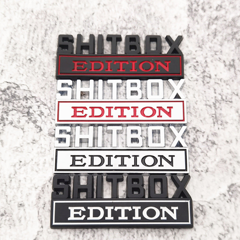 Shitbox Edition Emblem | 2Pcs