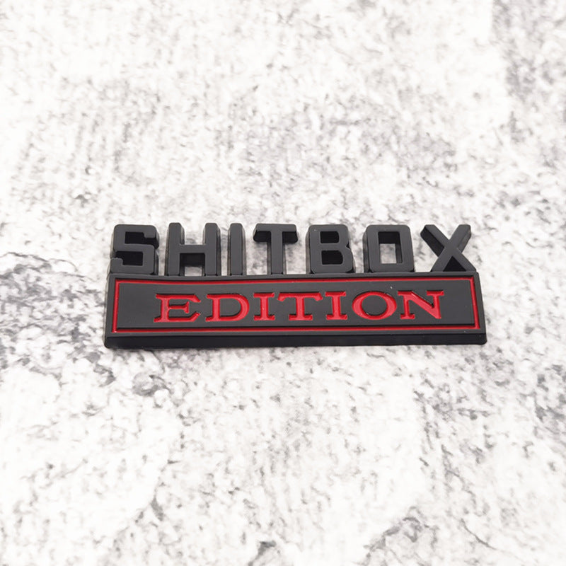 Shitbox Edition Emblem | 2Pcs