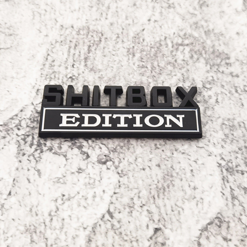 Shitbox Edition Emblem | 2Pcs
