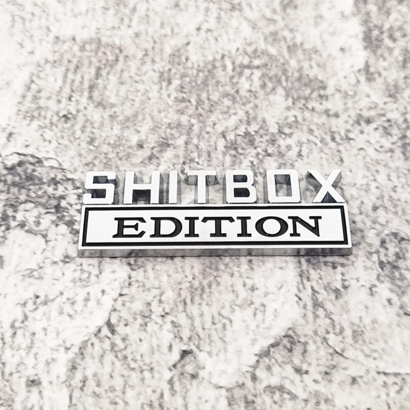 Shitbox Edition Emblem | 2Pcs