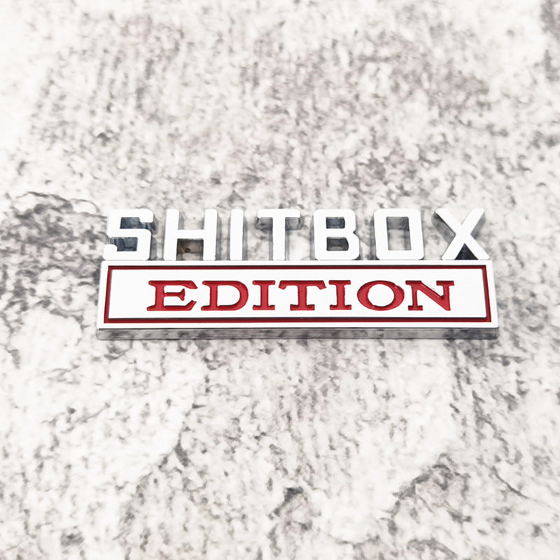 Shitbox Edition Emblem | 2Pcs