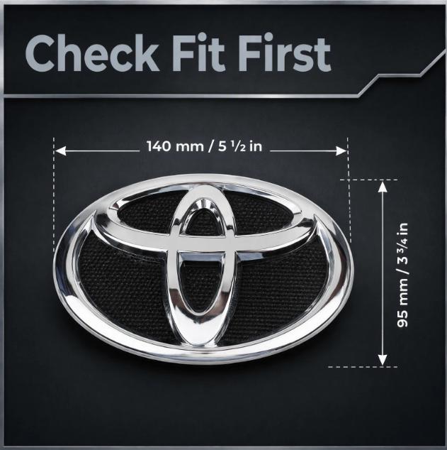 2009–2013 Toyota Corolla Replacement Emblem Badges