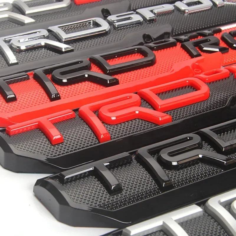2Pcs TRD Style 3D Side Emblem Set