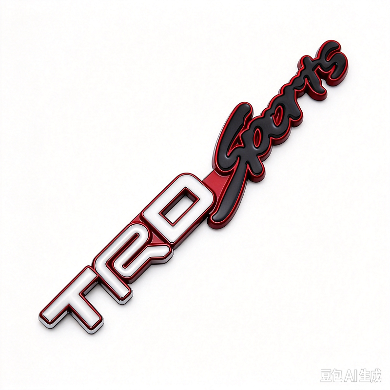 1Pc TRD Sports Toyota Racing Development Metal Emblem Badge