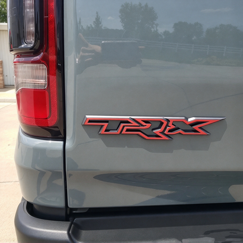 1Pc RAM 1500 TRX Emblem Nameplate Badge