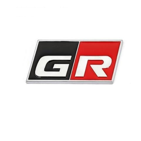 1Pc Toyota Gazoo Racing (GR & GR SPORT) Aluminium Alloy Emblem Badge