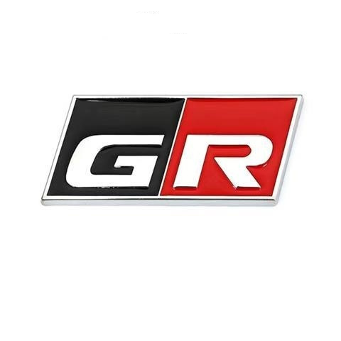 1Pc Toyota Gazoo Racing (GR & GR SPORT) Aluminium Alloy Emblem Badge