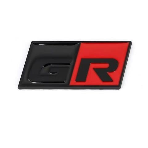 1Pc Toyota Gazoo Racing (GR & GR SPORT) Aluminium Alloy Emblem Badge