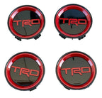 4Pcs Toyota TRD 84mm (3 3/8") Wheel Hub Center Caps PT280-89210-F2