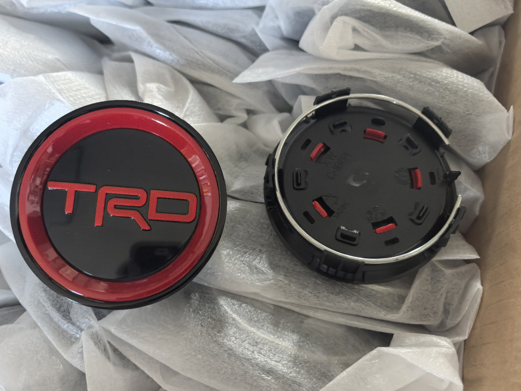 4Pcs Toyota TRD 84mm (3 3/8") Wheel Hub Center Caps PT280-89210-F2