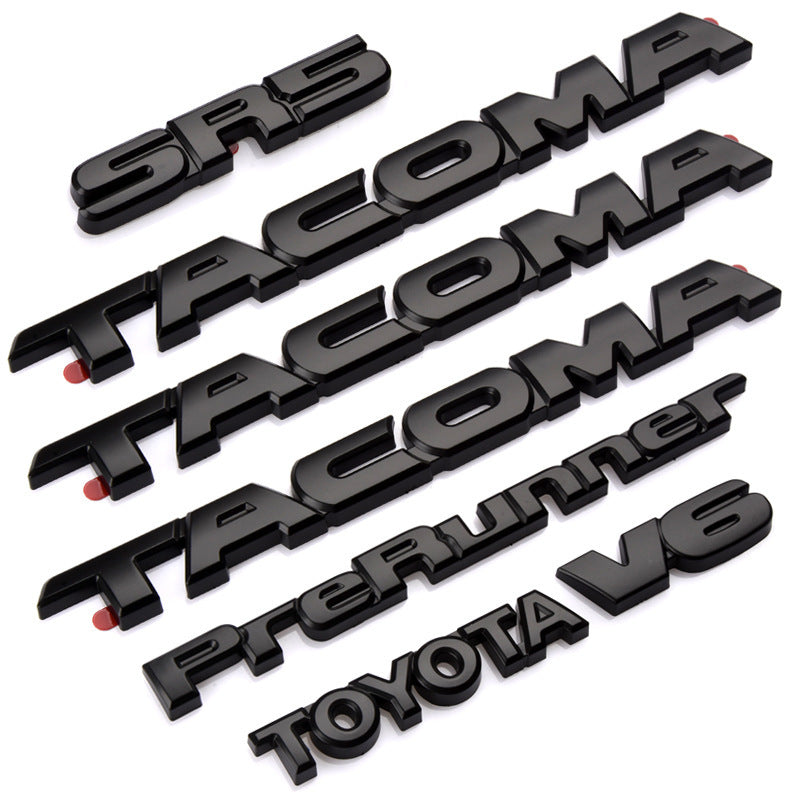 Tacoma Emblem Overlay Badge Set for Toyota Tacoma 2005–2015