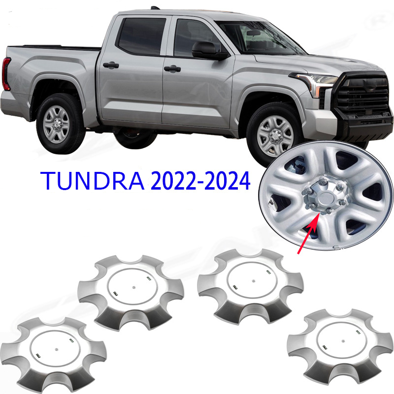 4Pcs 2022 - 2026 Toyota Tundra Painted Silver OEM Center Cap P/N 4260B-0C120
