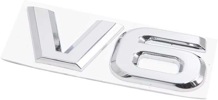 V6 V8 Emblems Badge | 2Pcs