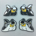 2Pcs Dodge Scat Pack 6.4L Bee Emblems