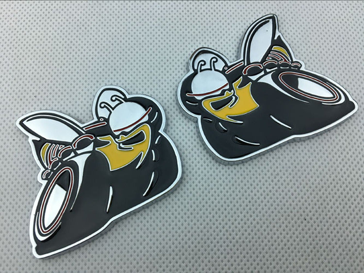 2Pcs Dodge Scat Pack 6.4L Bee Emblems