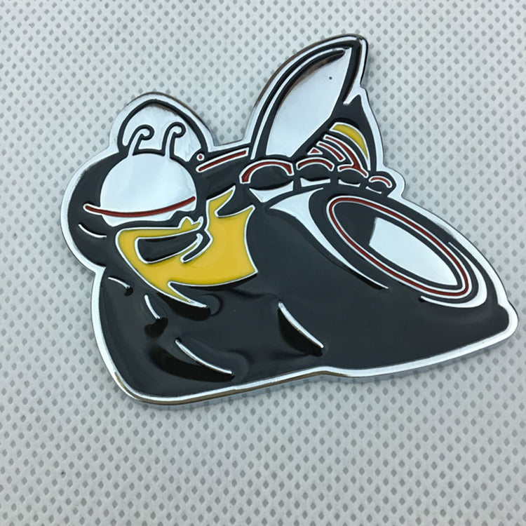 2Pcs Dodge Scat Pack 6.4L Bee Emblems