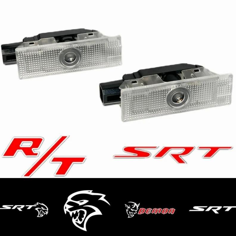 2Pcs Car LED Door Projector Puddle Welcome Lights for Dodge Charger