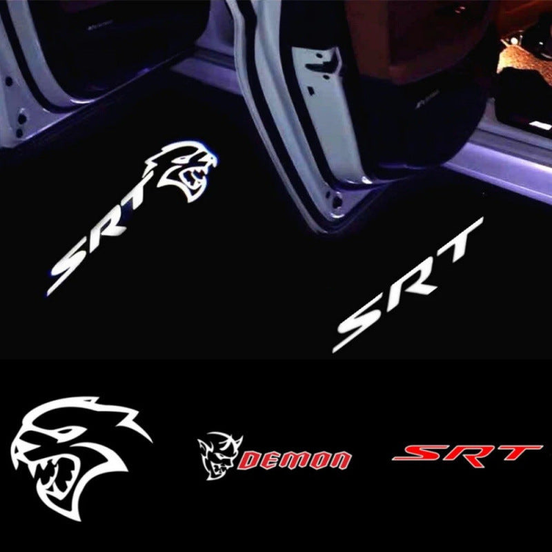 2Pcs Car LED Door Projector Puddle Welcome Lights for Dodge Charger