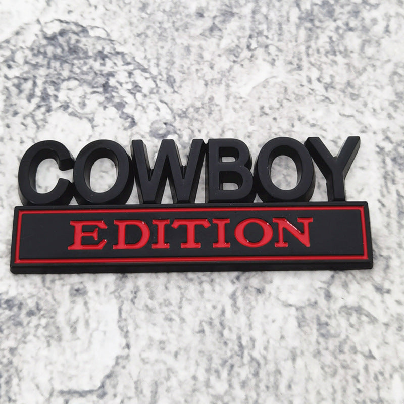 COWBOY EDITION Emblem | 2Pcs